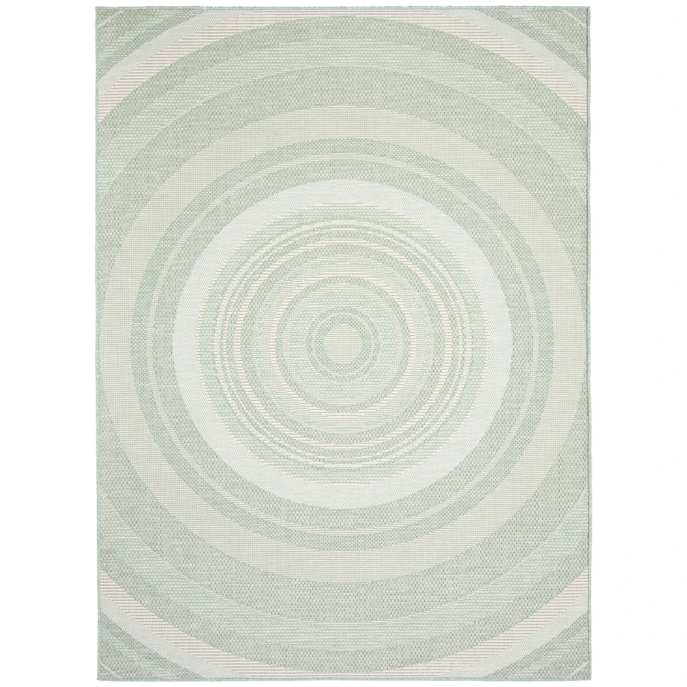 Gardenia Modern Indoor/ Outdoor Mint Rug