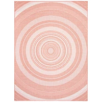 Gardenia Modern Indoor/ Outdoor Coral Rug