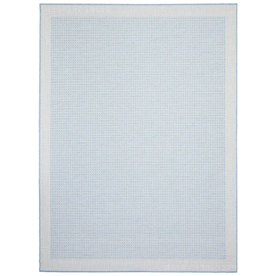 Gardenia Classic Indoor/ Outdoor Light Blue Rug