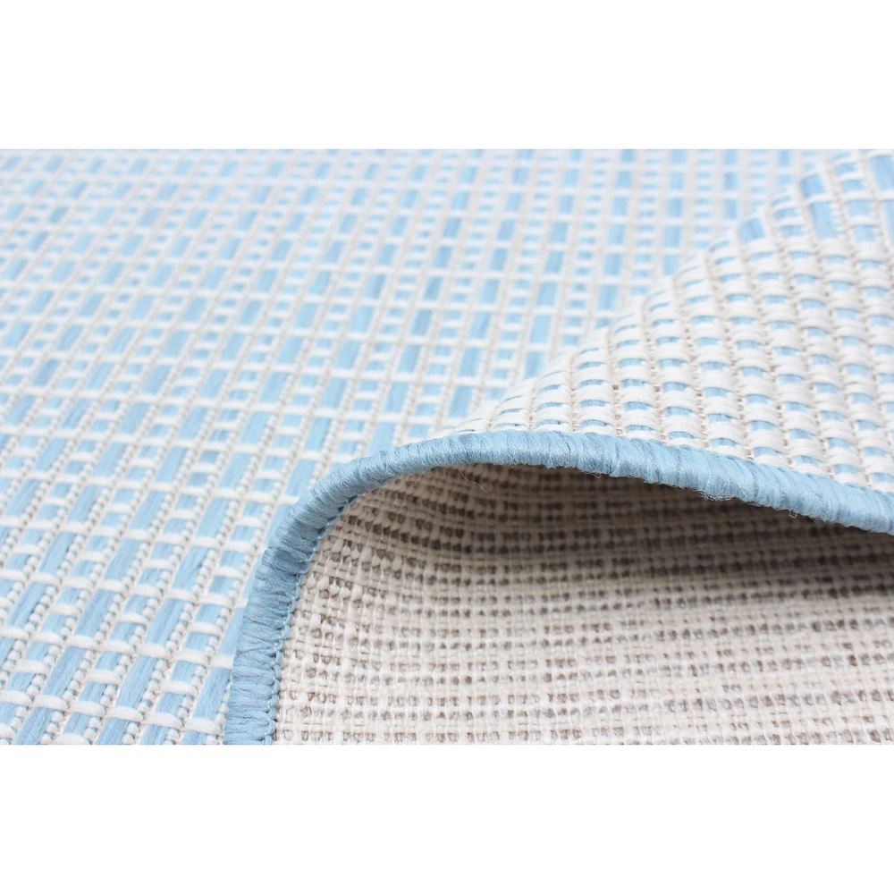 Gardenia Classic Indoor/ Outdoor Light Blue Rug