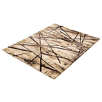 Tapis Daphne Chocolat, Or