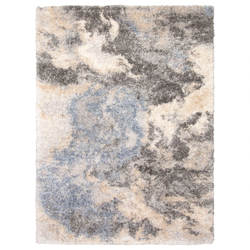 Minka Contemporary Cream Shag Rug