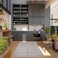 Nagano Indoor/ Outdoor Grey Rug