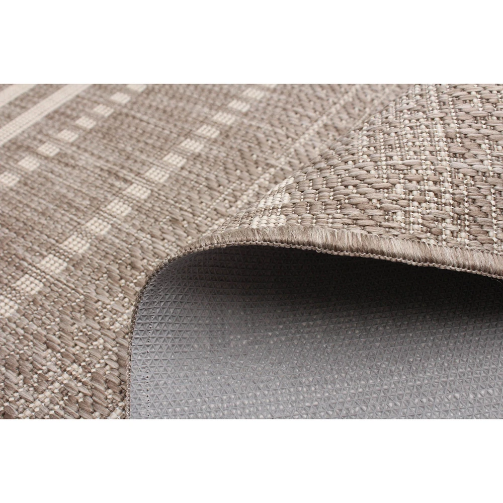 Aten Indoor/ Outdoor Taupe Rug