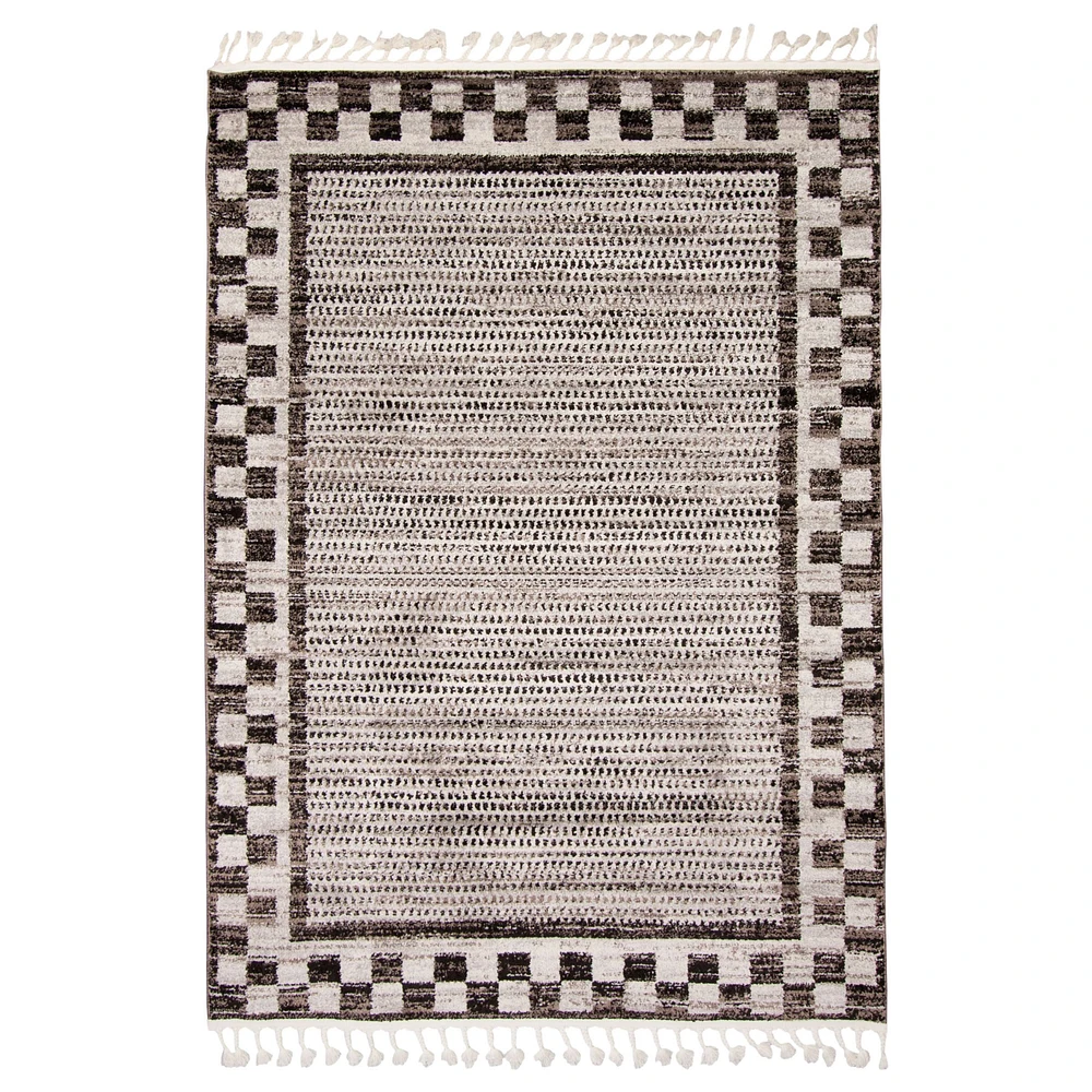 Kybella Quattro Ivory Bohemian Area Rug