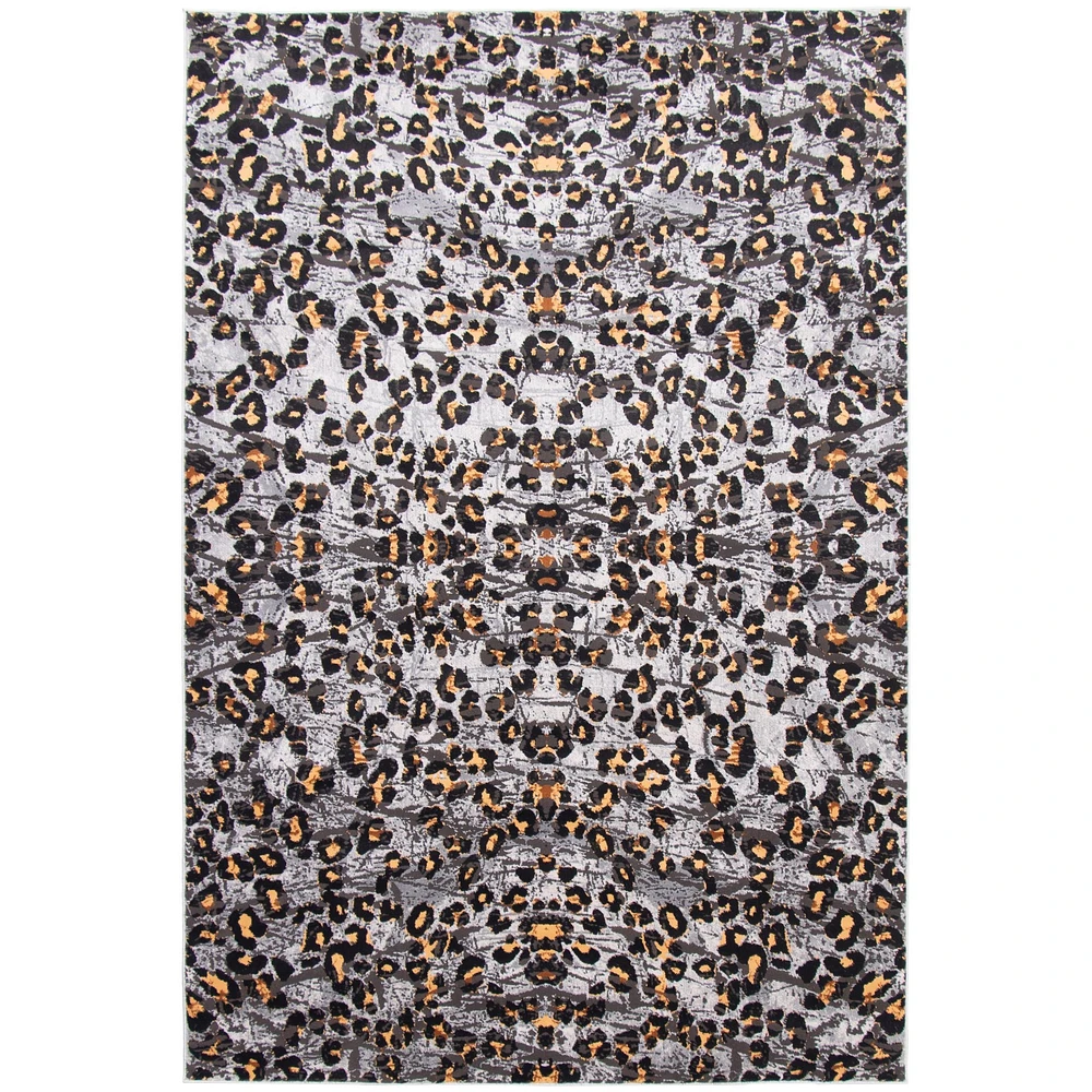 Cheetah Contemporary Ivory Area Rug