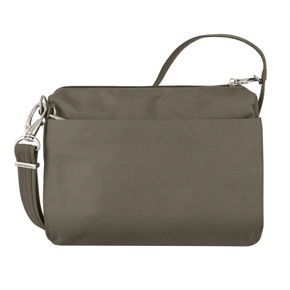 Travelon Anti-Theft Classic Small East/West Crossbody - Nutmeg