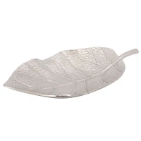 Elegance Nickel Leaf Dish