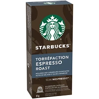 Capsules Starbucks® torréfaction foncée Espresso pour Nespresso® Original