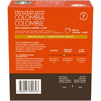 Capsules Starbucks® Café d'origine unique Colombie pour Nespresso® Vertuo