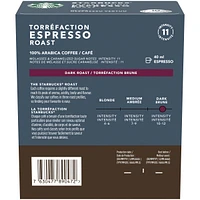 Starbucks® Espresso Dark Roast Capsules for Nespresso® Vertuo