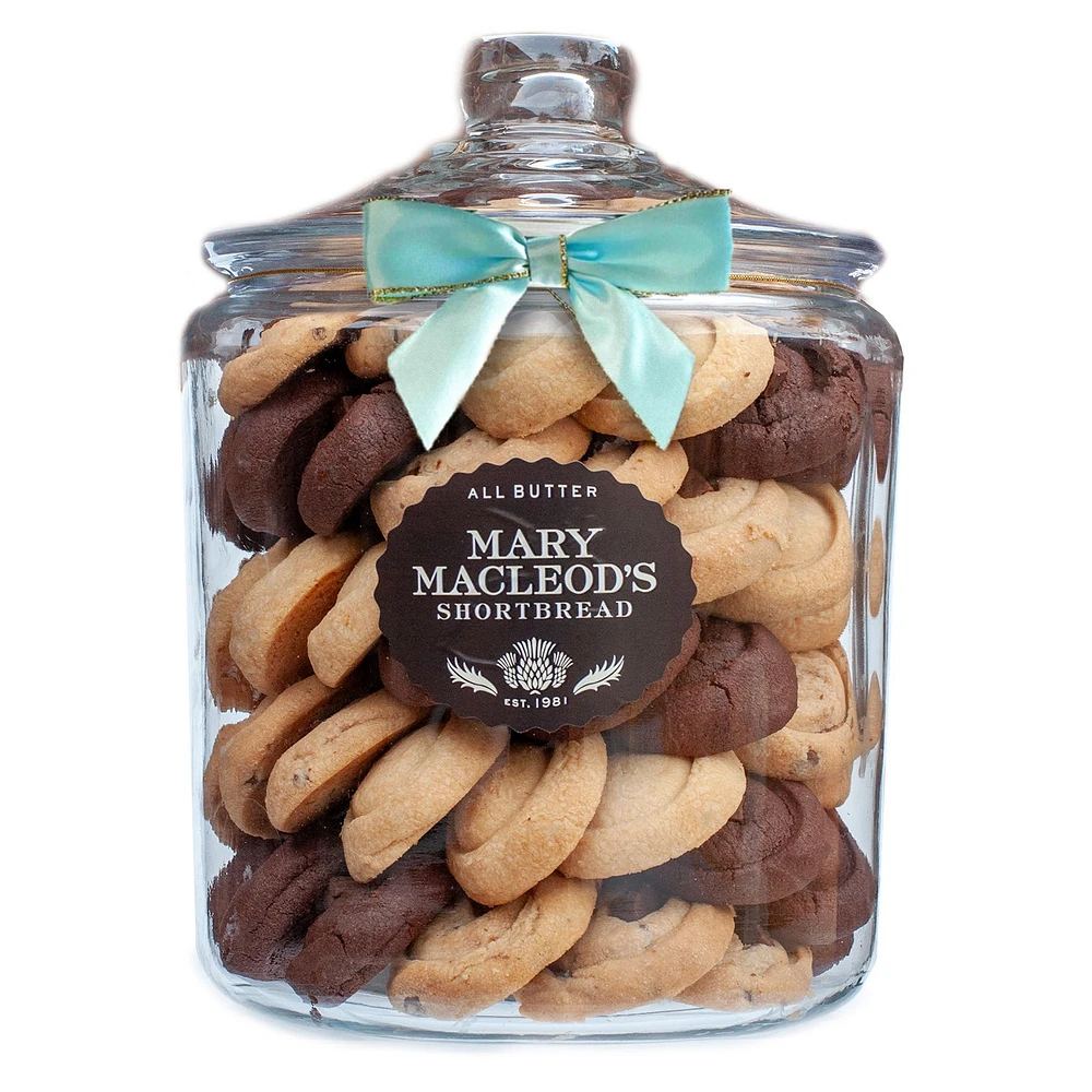 Assorted Shortbread Butter Cookie Jar - 83 pc 