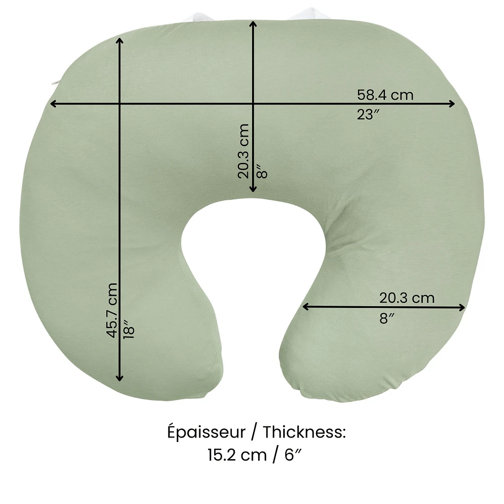 Bamboo Nursing Pillow - Moss
