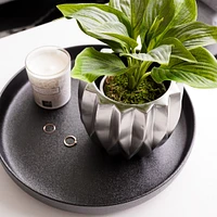 Caviar Black Serving Platter by Maxwell & Williams (33 cm)