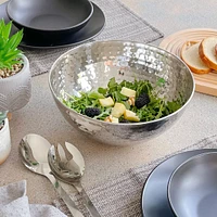 3-Piece Hammered Salad Serving Set