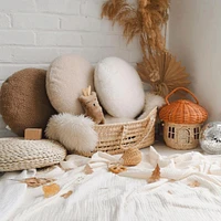 Round Pillow - Ivory