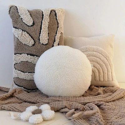 Round Pillow - Ivory