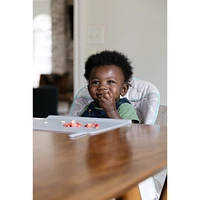 Le Napperon de Table pour Bébé « Tyke » Gris Ardoise avec Ventouses