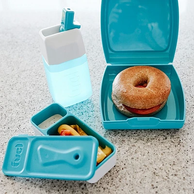 Trudeau 3-Piece Fuel Lunch Set - Blue