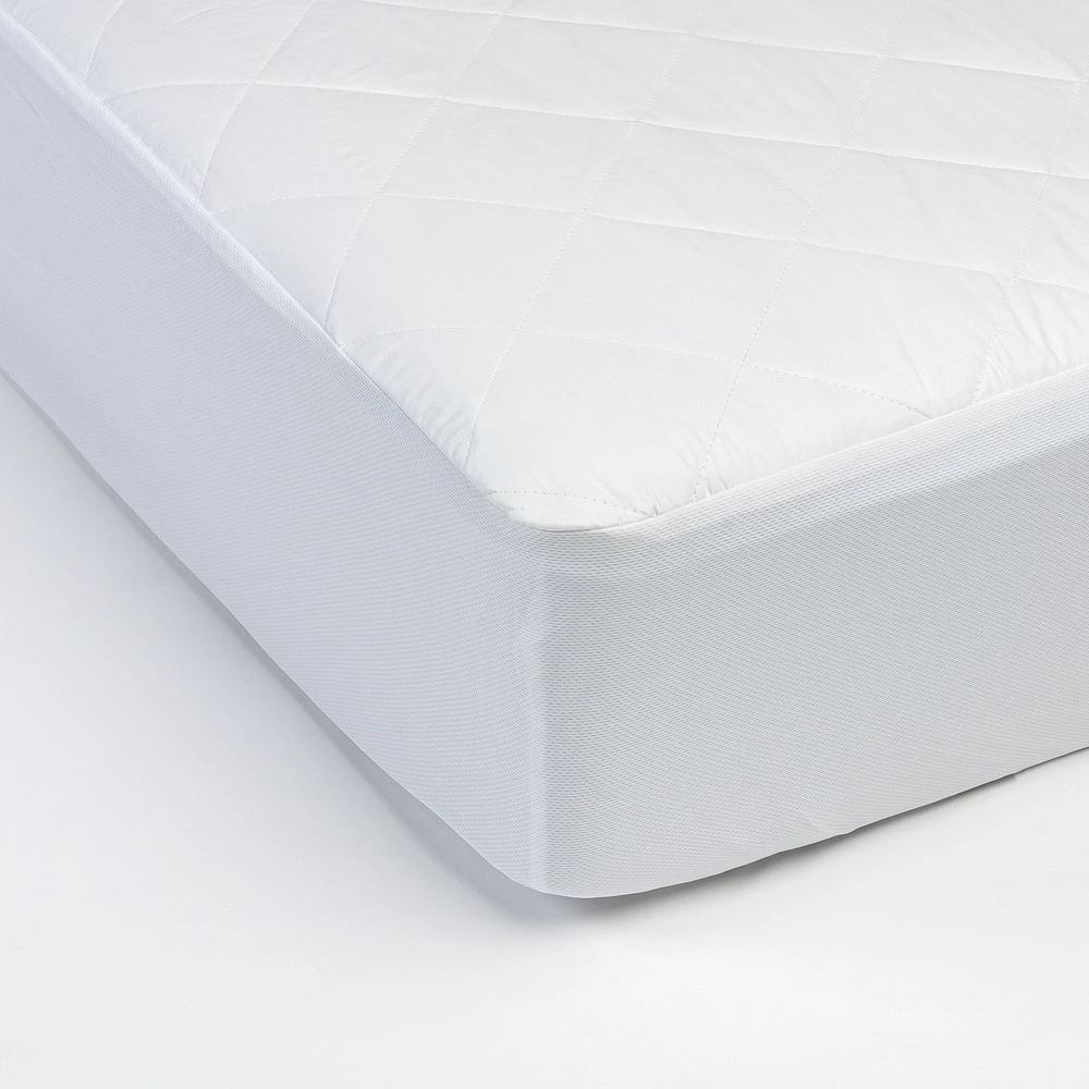 Empire Silk Mattress Pad - White