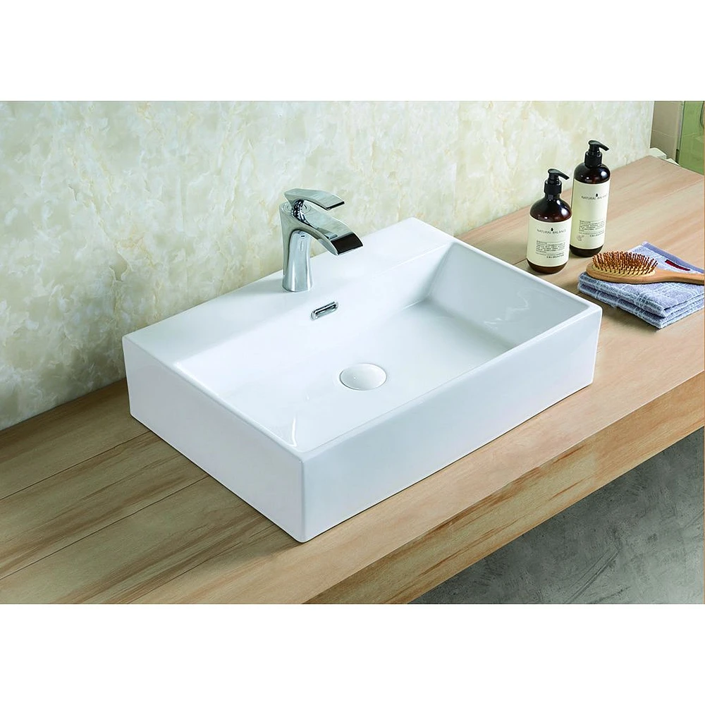 Zarek Above-Counter Ceramic Basin