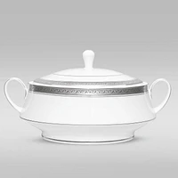 Légumier avec couvercle « Crestwood Platinum » par Noritake