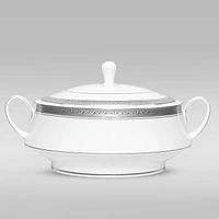 Crestwood Platinum Covered Vegetable Server by Noritake