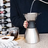 Stainless Thermal Carafe 1L & Pour Over Brewer by Asobu