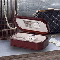 Mele and Co Morgan Finish Wooden Jewellery Box - Cherry