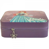 Mele and Co Barbie Flower Vegan Leather Jewellery Case