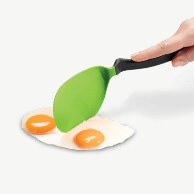 Spatule en silicone « chopula » verte par Dreamfarm