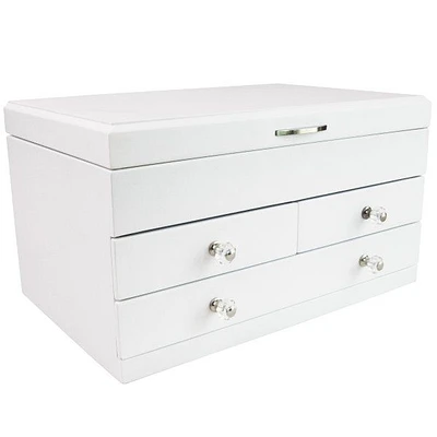 Mele and Co Fairhaven Jewellery Box in White