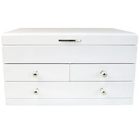 Mele and Co Fairhaven Jewellery Box in White