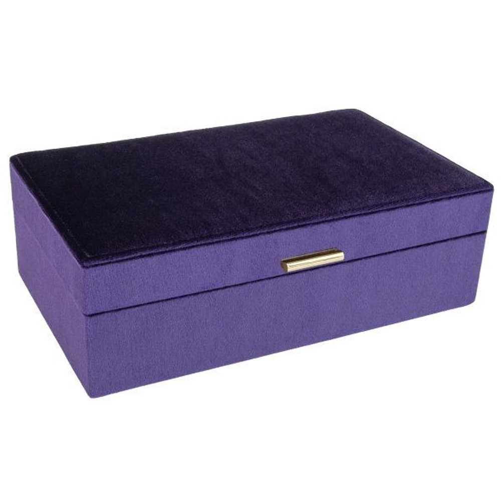 Mele and Co Jewel Jewellery Box in Amethyst