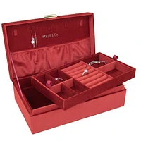 Mele and Co Jewel Jewellery Box in Ruby