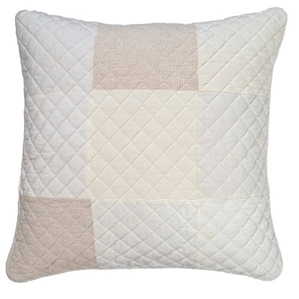 Brunelli Meringue Patchwork European Sham