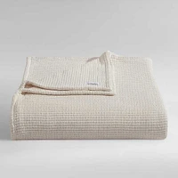 Honeycomb Cotton Blanket by Calvin Klein
