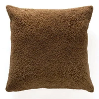 Brunelli Plush Brown European Pillow