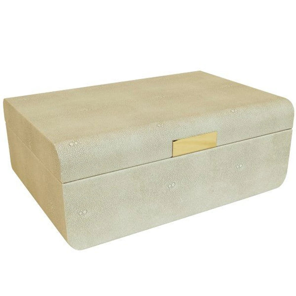 Mele and Co Rebecca Jewellery Box in Cream