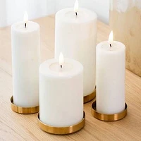 Deluxe Indoor LED Candle - 3x6", White