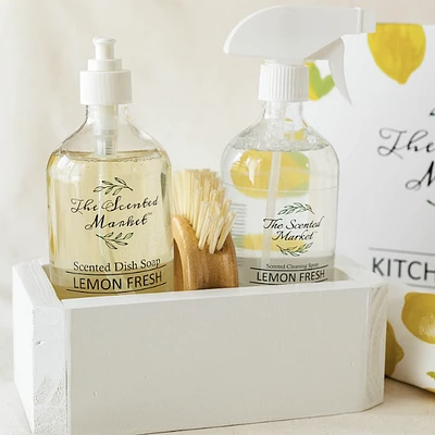 The Scented Market Kitchen Clean Box, 5 Pieces - Fresh Lemon