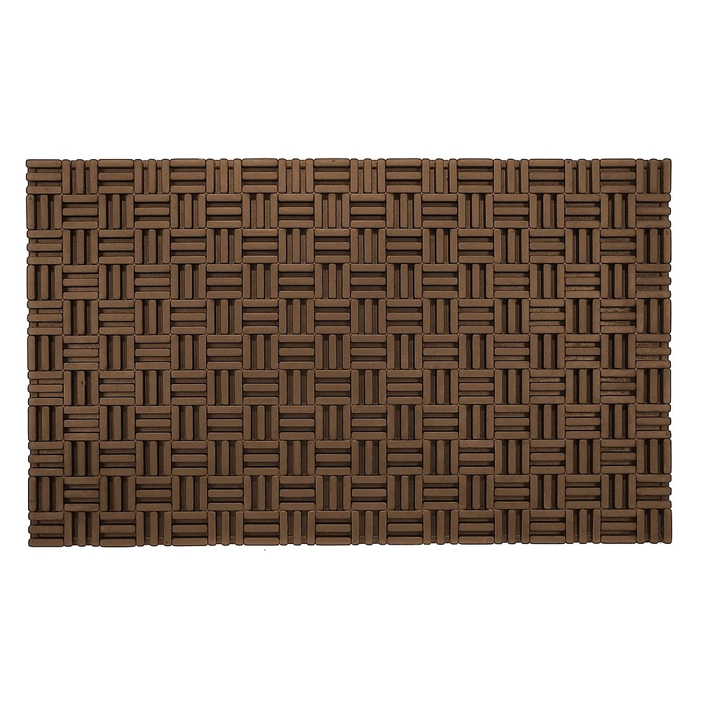 Square Motif Slat Mat