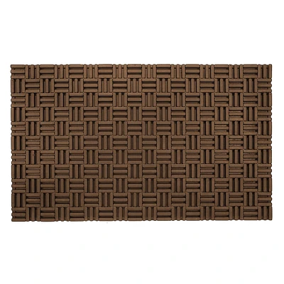 Square Motif Slat Mat