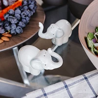 Hugging Elephants Salt and Pepper Shaker Set