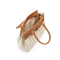 Maude Top Handle Shoulder Bag - Plaid