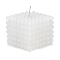 White Bubble Candle, Small