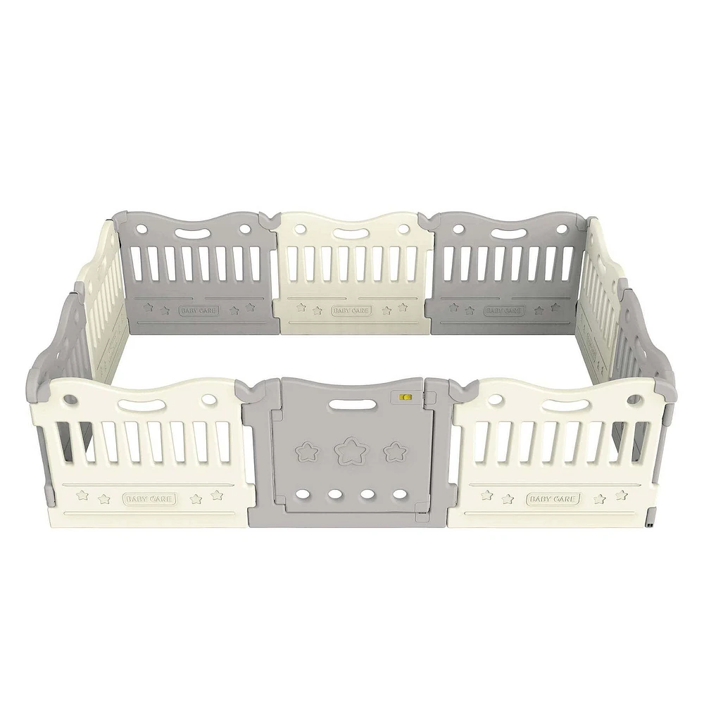 Melange Grey Playpen