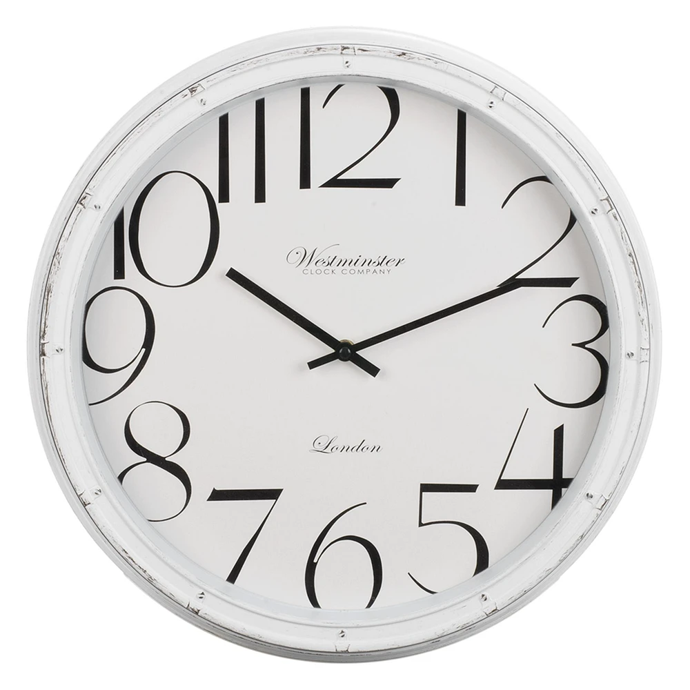 Wall Clock with Big numbers - 15"D