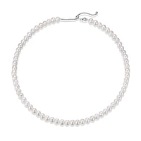 Reign Sterling Silver Shell Pearl Strand Necklace