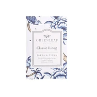 Petit sachet parfumé au linge frais par Greenleaf